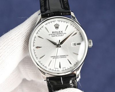 Rolex Datejust 3235 Movement 40mm 316L Steel Arrow Markers WG/RG Case Watch